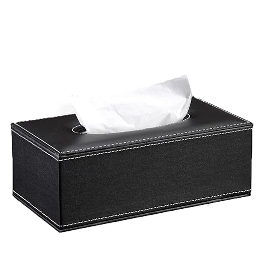 PU Leather Tissue Box Holder