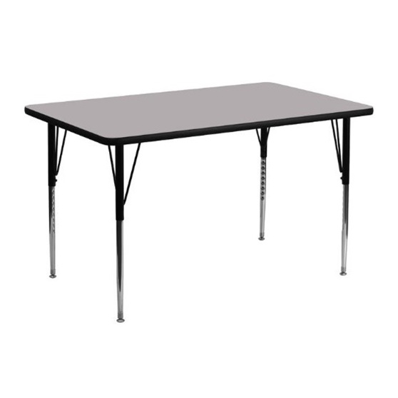 Rectangular Laminate Activity Table  